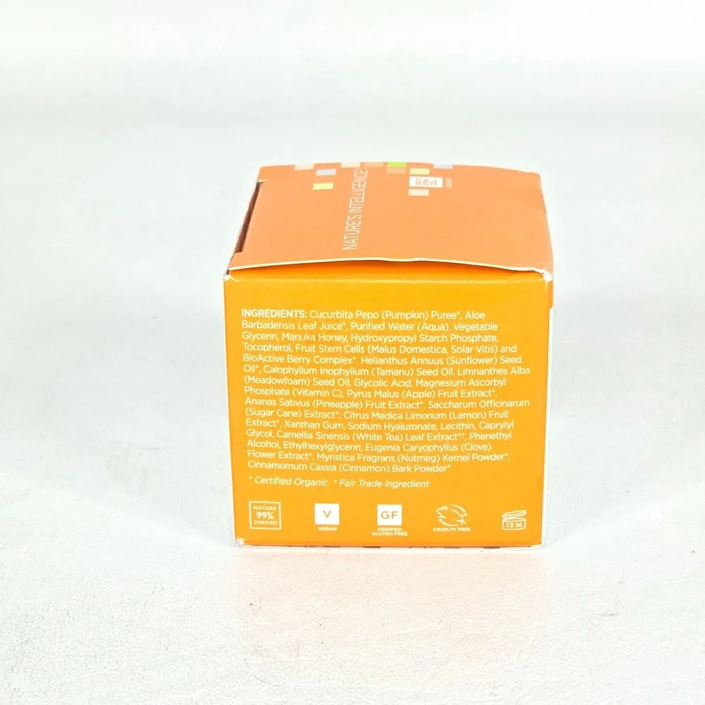 3x Andalou Naturals Pumpkin Honey Glycolic Mask Brightening 1.7oz Vegan Skincare